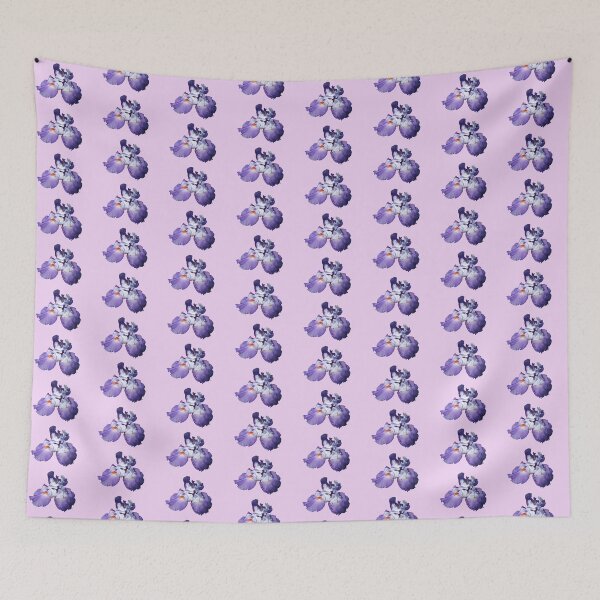 Item preview, Midnight Mink Iris, Purple Ruffles and Frills, Die Cut  designed and sold by JoyousArt4u.