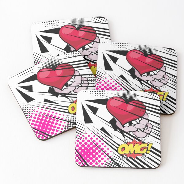 Item preview, OMG! Heart Blasting Off! designed and sold by TheMysticNook.