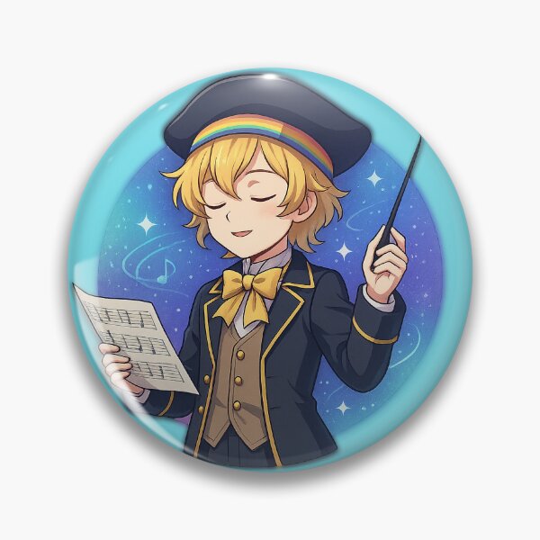 Item preview, Oliver Vocaloid PowerFX Sticker – Elegant Conductor Anime Style | Classic Vocal Synth Character designed and sold by YuliaHulia.
