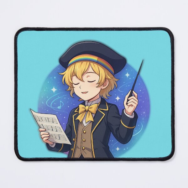 Item preview, Oliver Vocaloid PowerFX Sticker – Elegant Conductor Anime Style | Classic Vocal Synth Character designed and sold by YuliaHulia.