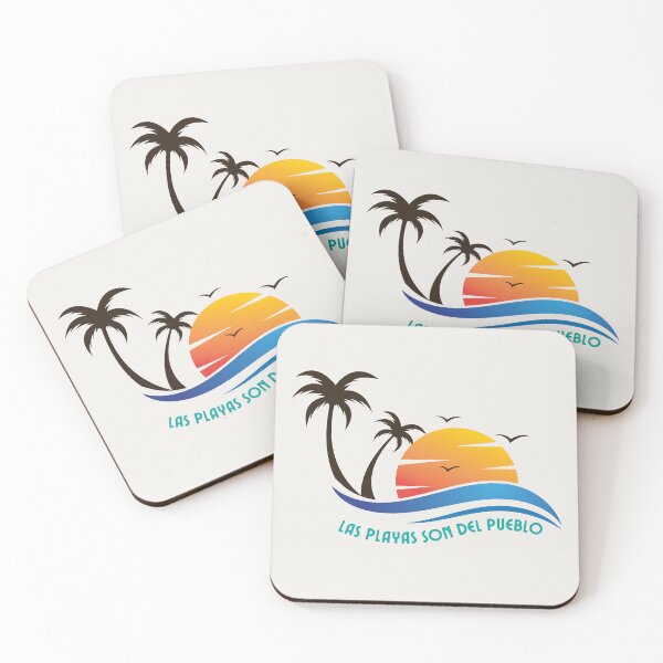 Item preview, Las Playas Son Del Pueblo vintage design designed and sold by DesignCollectiv.