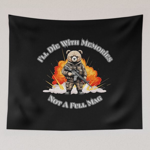 Item preview, I'll Die With Memories Not A Full Mag designed and sold by SayItLoudTees.