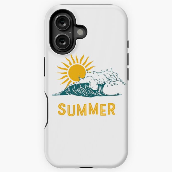 Vista previa del artículo con la obra «Olas azules del mar, sol radiante - verano», diseñado y vendido por FusionDesignsMK.