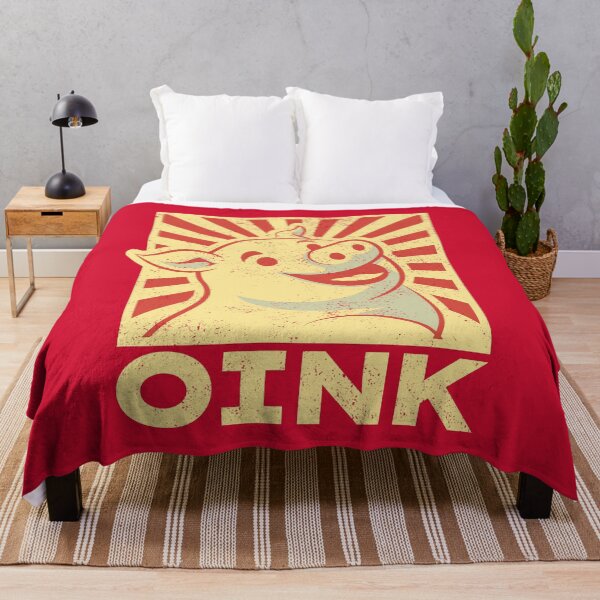 Item preview, Pig OINK Pop Art – Retro Pig Lover  designed and sold by The Junto Shop.