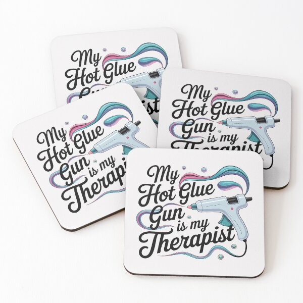 Item preview, My Hot Glue Gun Is My Therapist designed and sold by Jollys-ArtShop.