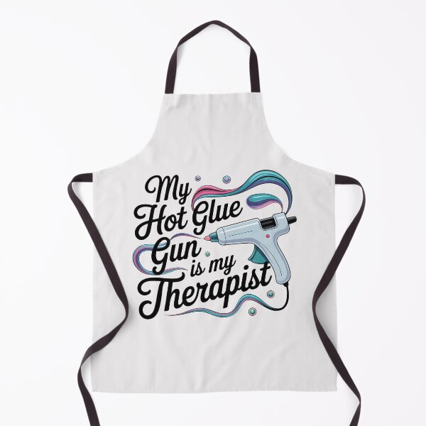 Item preview, My Hot Glue Gun Is My Therapist designed and sold by Jollys-ArtShop.