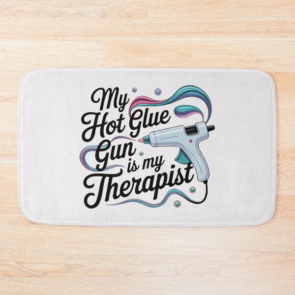 Item preview, My Hot Glue Gun Is My Therapist designed and sold by Jollys-ArtShop.