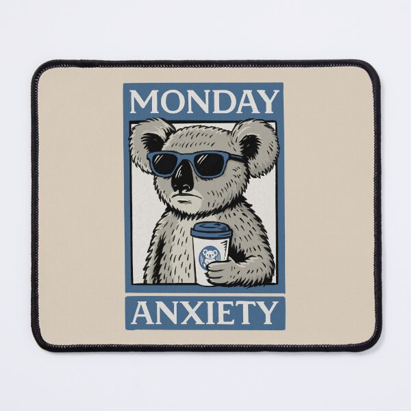 Item preview, Koala and the Manic Monday designed and sold by GedWorks.
