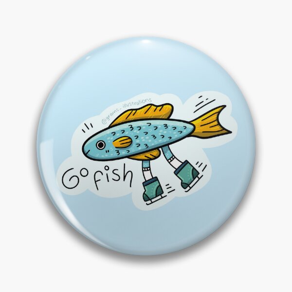 Item preview, Go fish designed and sold by GramsIllustrate.