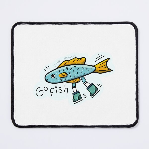 Item preview, Go fish designed and sold by GramsIllustrate.