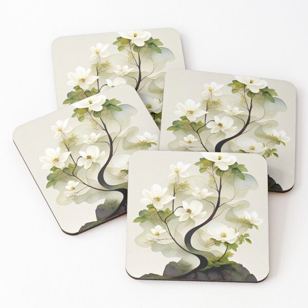 Item preview, Ivory Bloom: A Serene Magnolia Cascade designed and sold by bloorose.