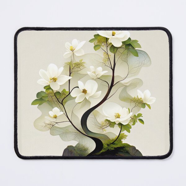 Item preview, Ivory Bloom: A Serene Magnolia Cascade designed and sold by bloorose.