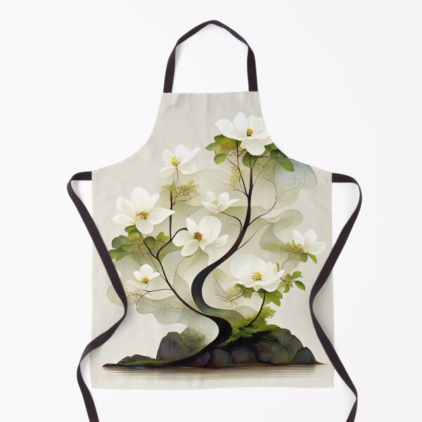 Item preview, Ivory Bloom: A Serene Magnolia Cascade designed and sold by bloorose.