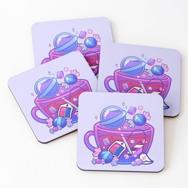 Item preview, Pride Flag Teacup - Candy Bisexual designed and sold by heysoleilart.