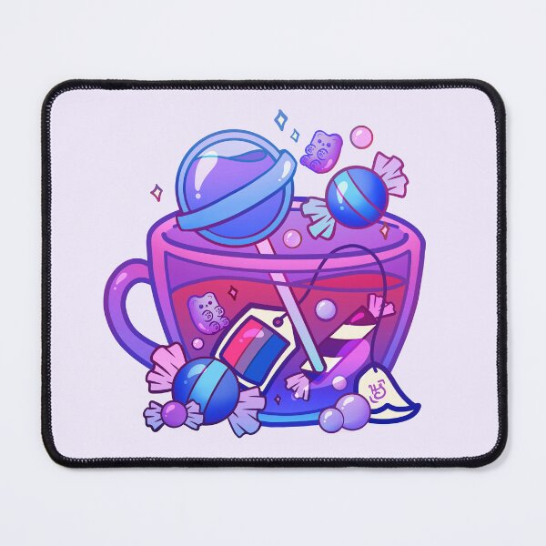 Item preview, Pride Flag Teacup - Candy Bisexual designed and sold by heysoleilart.