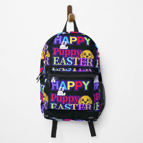 Item preview, Happy Colorful Easter wish you puppies and bunny designed and sold by Atarac.
