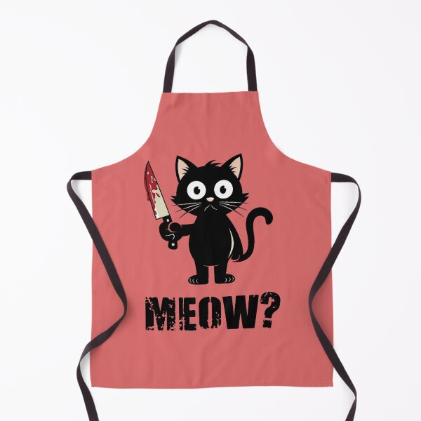 Item preview, “MEOW?” Cute but Creepy Design designed and sold by NiRia Spot.