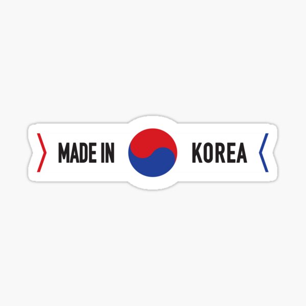 Made in Korea Sticker