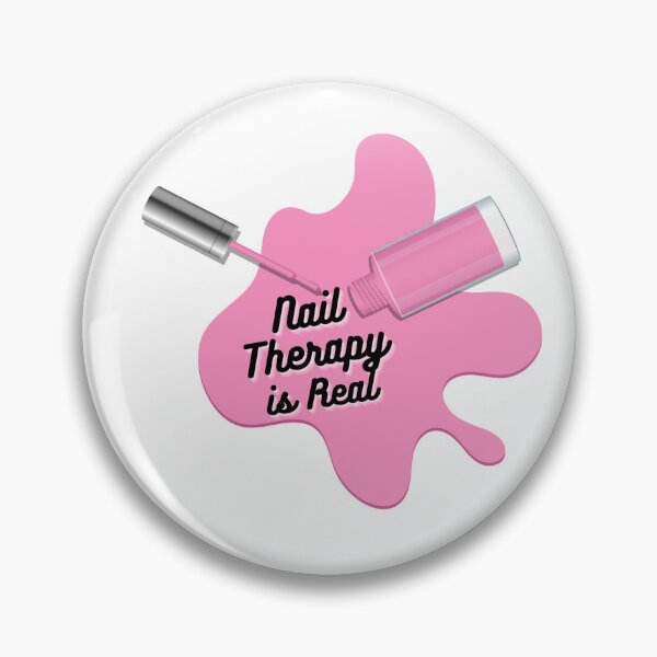 Item preview, Nail Therapy is Real designed and sold by TheSistersDuo.