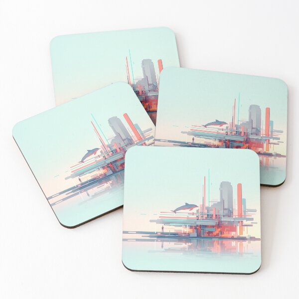 Item preview, Vaporwave Summer – Dolphin Protocol designed and sold by Bearabilia.