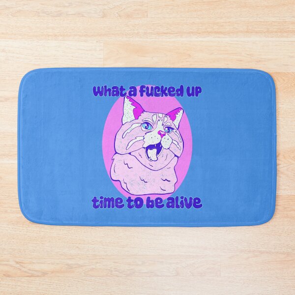 Item preview, wtf cat light pink designed and sold by crestfallenmermaid.