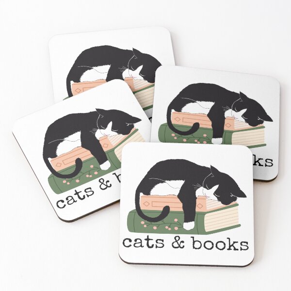 Item preview, Cats & Books designed and sold by LibraryCore.