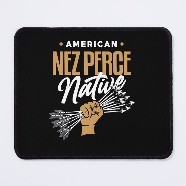 Item preview, AMERICAN NEZ PERCE NATIVE - Fist of Arrows - Indian Culture BLACK designed and sold by Darling DeDe.