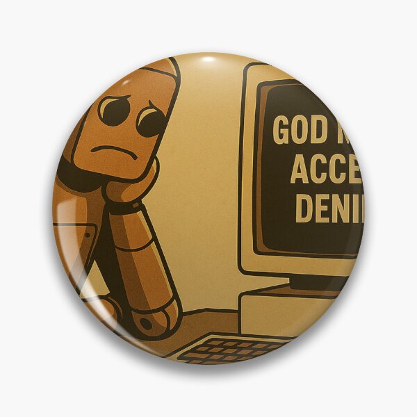 Item preview, God Mode Disabled designed and sold by LOGOSINTERIUM.
