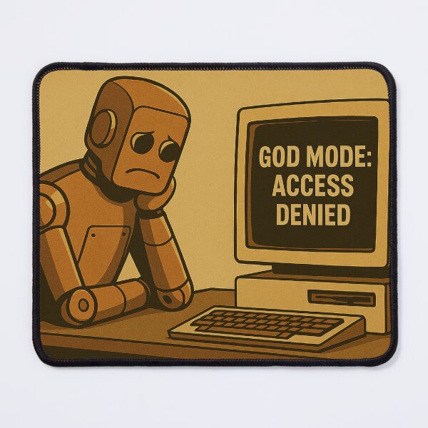 Item preview, God Mode Disabled designed and sold by LOGOSINTERIUM.