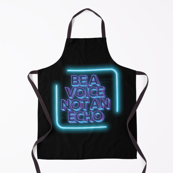 Item preview, Authenticity Wall Art | Be A Voice Not An Echo | Neon Leadership Gift designed and sold by TextMuse.