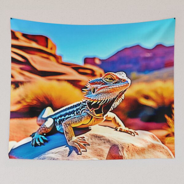Item preview, Desert Dragon Lizard Design designed and sold by Health And Fitness Posts e-Store.