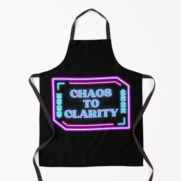 Item preview, Problem Solving Wall Art | Chaos To Clarity | Neon Productivity Gift designed and sold by TextMuse.