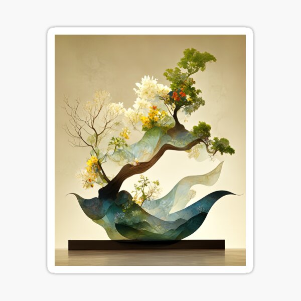 Item preview, Ephemeral Arbor: A Painted Breeze in Bloom designed and sold by bloorose.