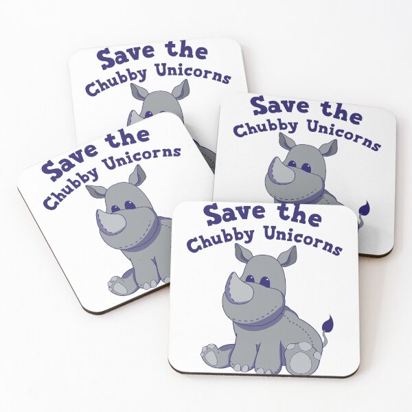 Item preview, Save the Chubby Unicorns designed and sold by OddityDesign.