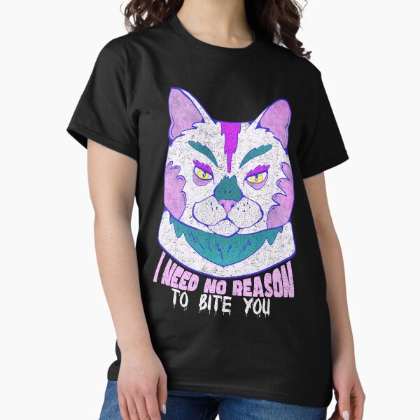 Item preview, Spicy Cat I need no reason  to bite you designed and sold by manniemoonstone.