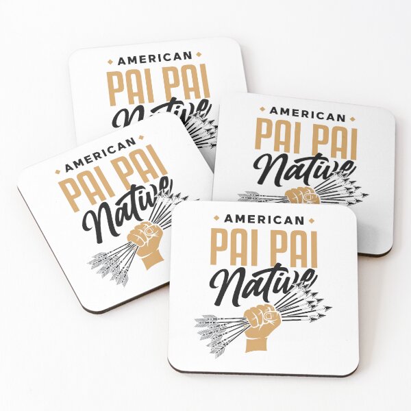 Item preview, AMERICAN PAI PAI NATIVE - Fist of Arrows - Indian Culture WHITE designed and sold by Darling DeDe.