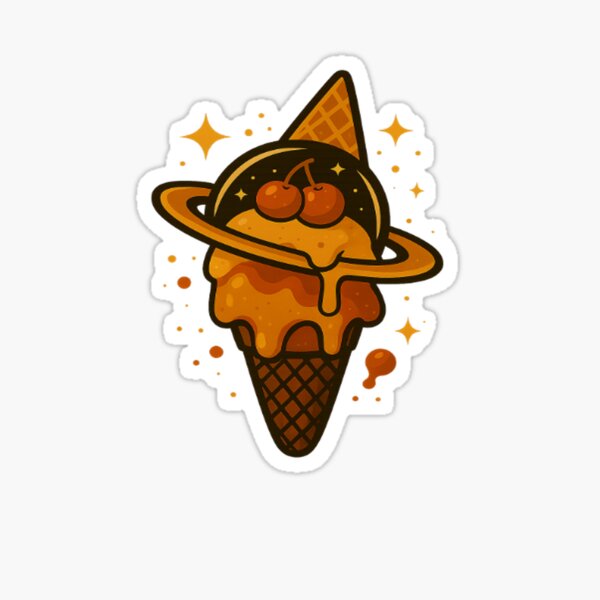Artikel-Vorschau von Saturn Swirl Sundae, designt und verkauft von Bugbundle.