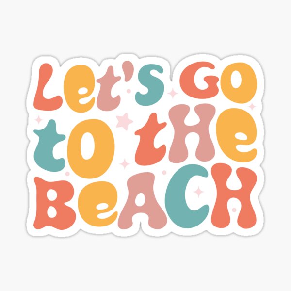 Item preview, Let's go to the beach - For beach lovers, summer souls, and groovy vibe chasers designed and sold by GosiaArtGarden.