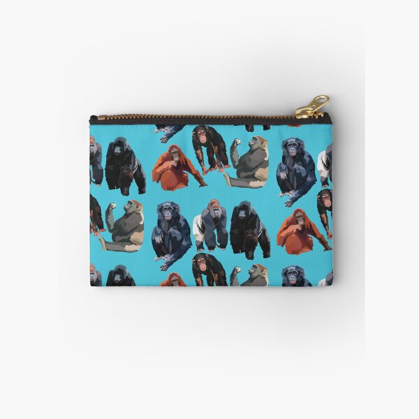 Item preview, A is for Ape, Great Apes – Chimpanzee, Gorilla, Orangutan, Bonobo & Human Primate Art designed and sold by PrettylittlepastelUk.