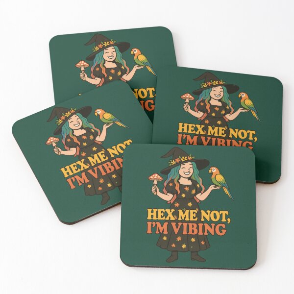 Item preview, Cute Witch Vibes – Hex Me Not I'm Vibing designed and sold by MysticArtisan.