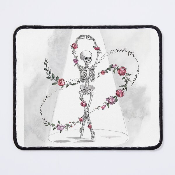 Item preview, Dancing skeleton with roses designed and sold by ATOTI.