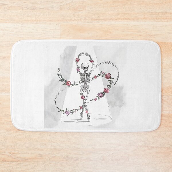Item preview, Dancing skeleton with roses designed and sold by ATOTI.