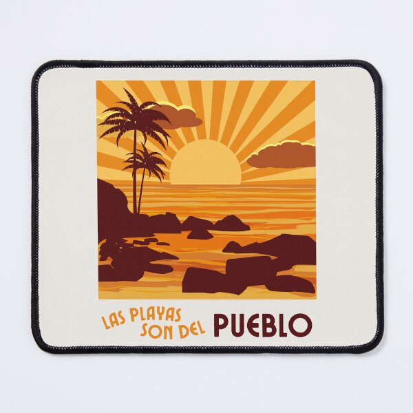 Item preview, Las Playas son del Pueblo sunset designed and sold by DesignCollectiv.