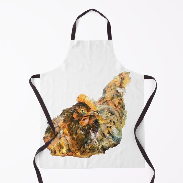 Item preview, Studio Chicken – Painterly Hen with Personality designed and sold by EllaLooiseArt.