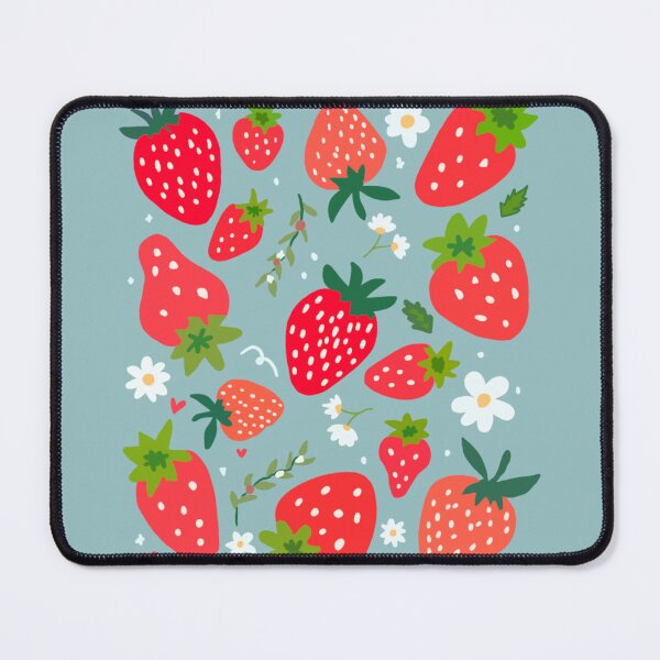 Item preview, Whimsical strawberry patch designed and sold by Gigigle.