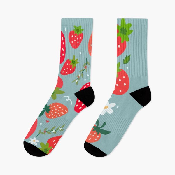 Item preview, Whimsical strawberry patch designed and sold by Gigigle.
