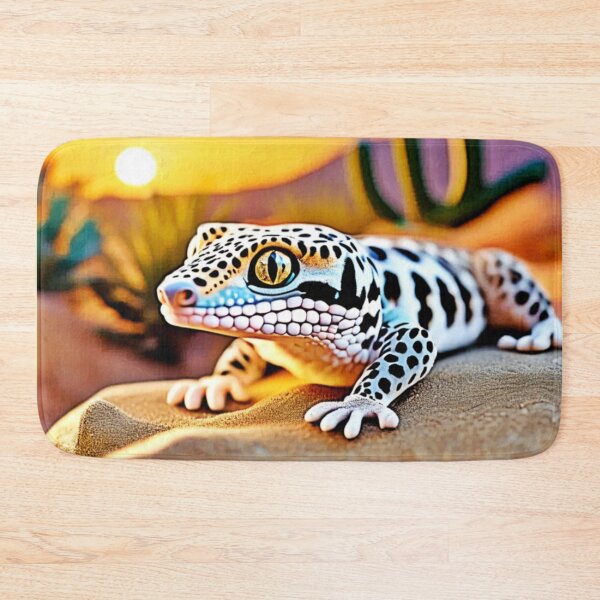 Item preview, Leopard Gecko Desert Design designed and sold by Health And Fitness Posts e-Store.