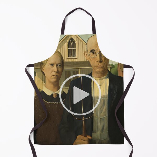 Item preview, American Gothic Glitched – Art Meets Meme Culture designed and sold by ShineEyePirate.