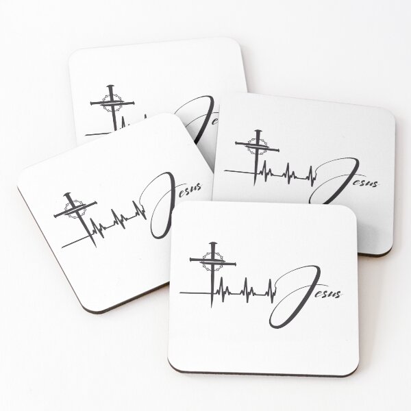 Item preview, Jesus Heartbeat Cross designed and sold by caracatita75.