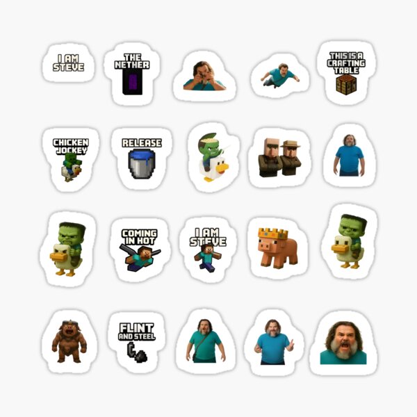 Item preview, Chicken Jockey Character Set designed and sold by The Graceful Goods.